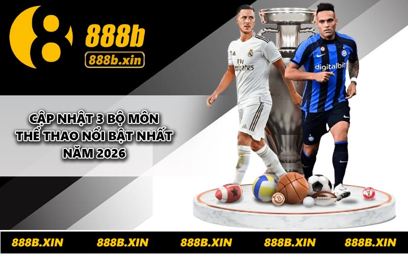 Cập nhật 3 bộ môn thể thao nổi bật nhất năm 2026